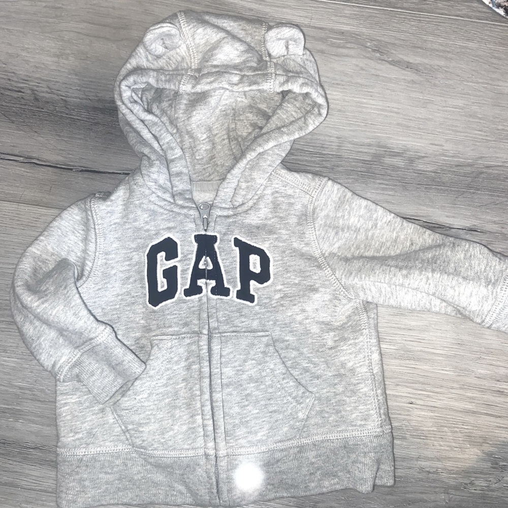 Baby GAP Bear Zip-up Hoodie 3-6 months